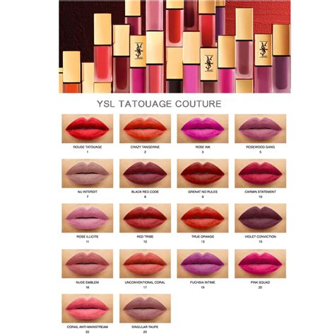 ysl tatouage couture ร ว ว 25|ysl tattoo couture lip stain.